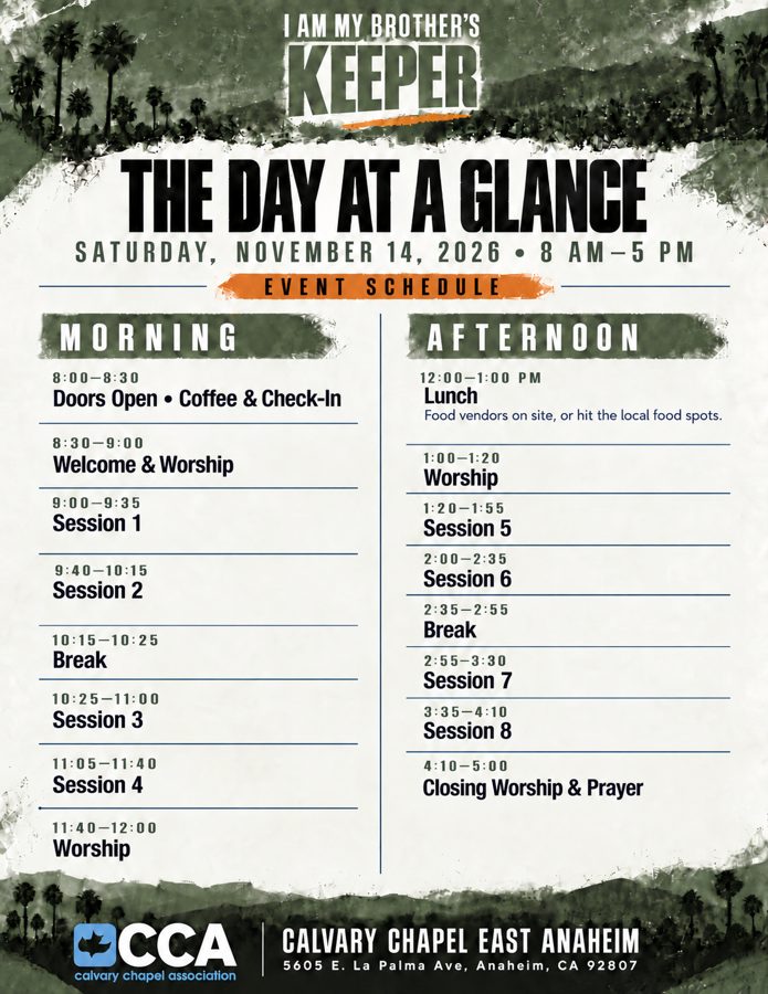Schedule flyer